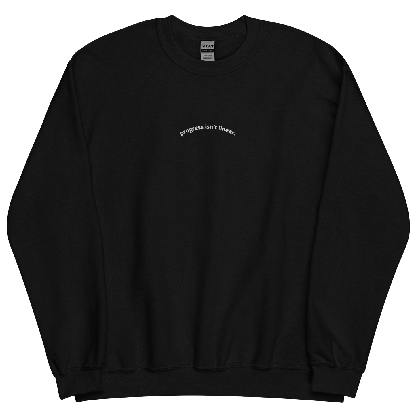 Crewneck Sweater “progress isn’t linear”