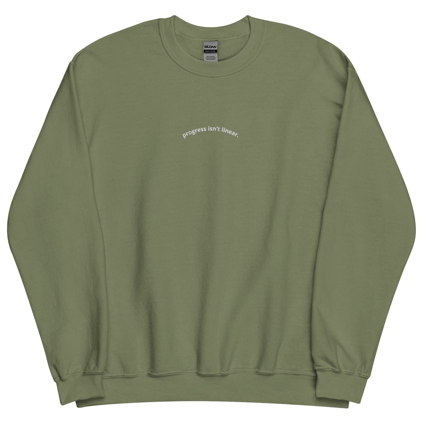 Crewneck Sweater “progress isn’t linear”