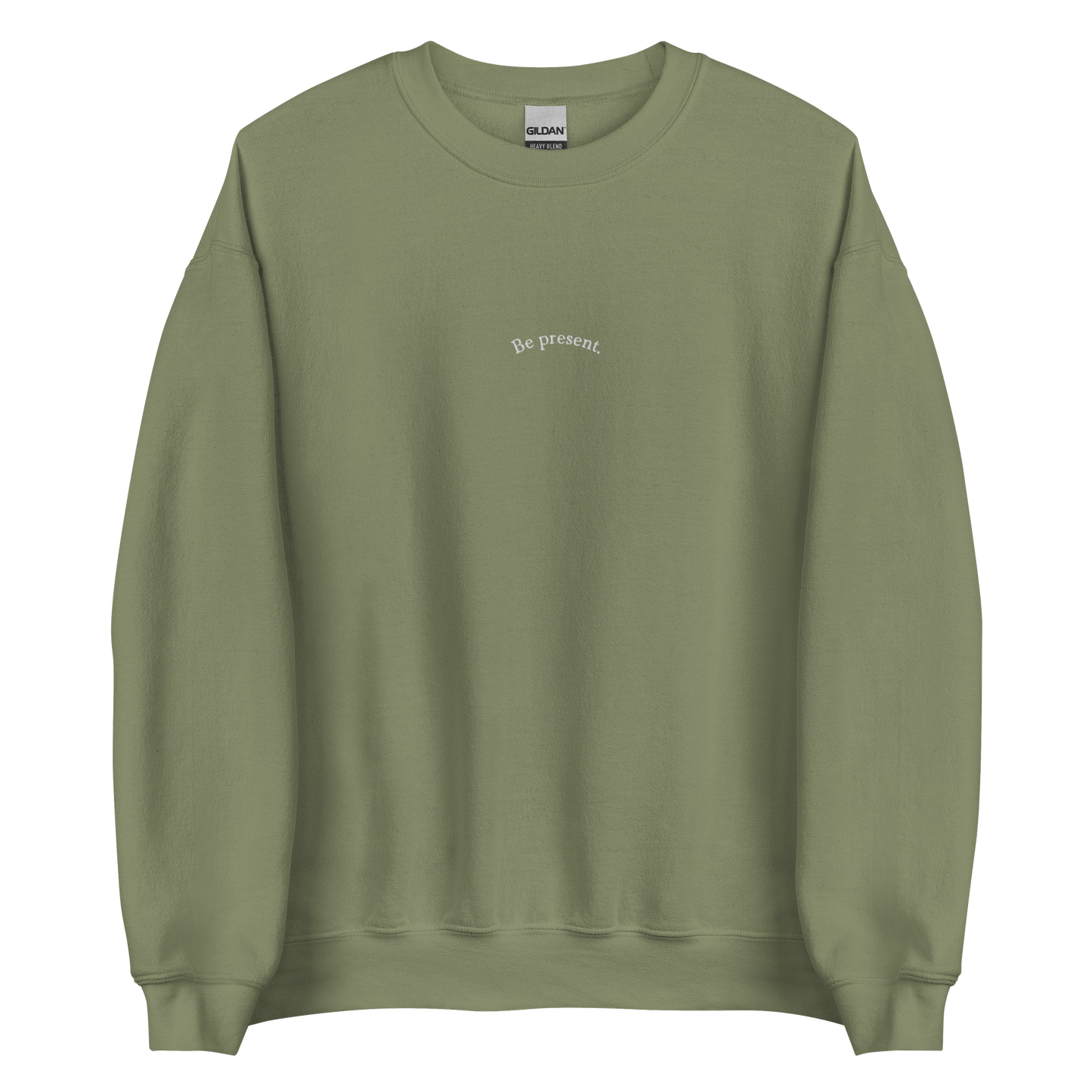 Crewneck Sweater “Be present”