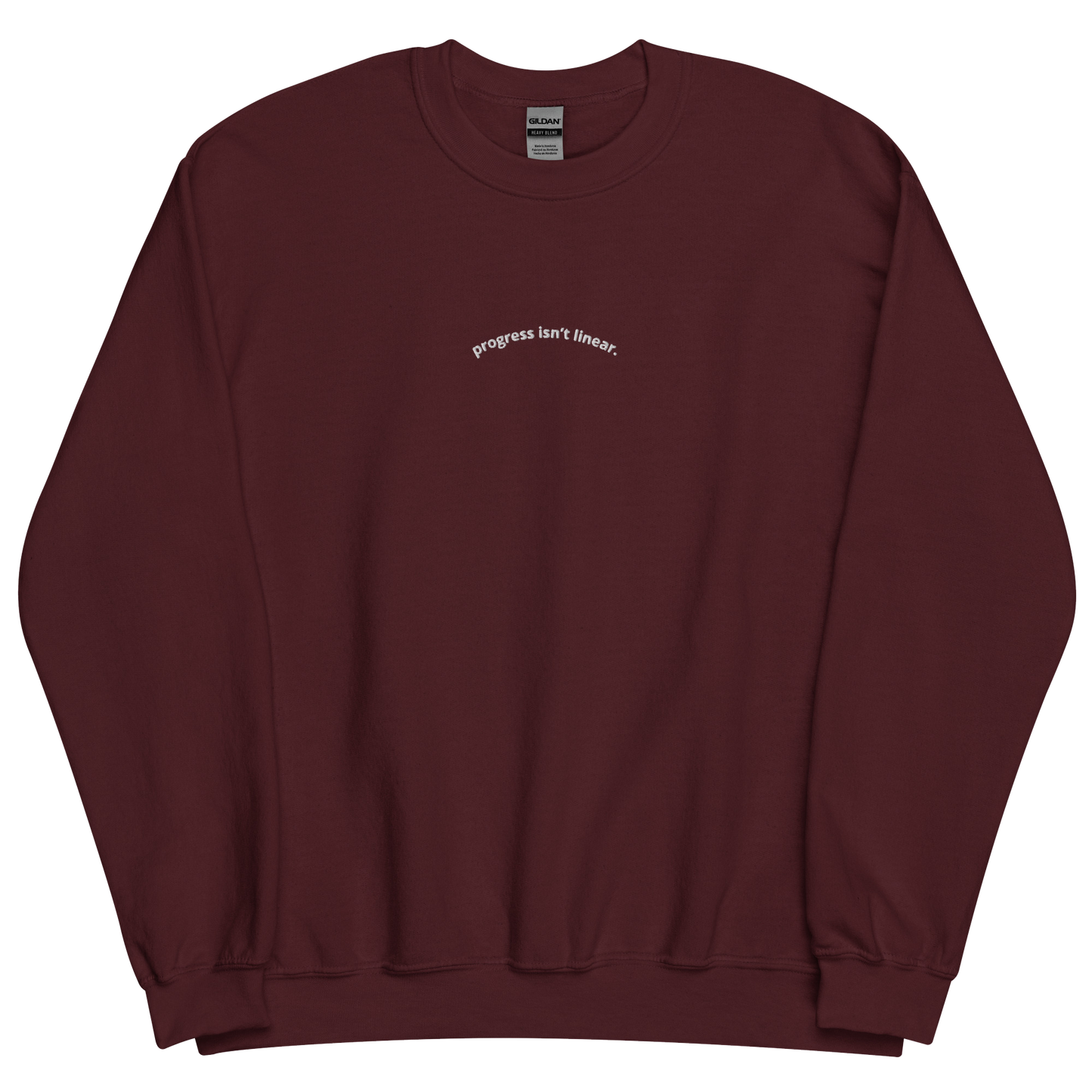 Crewneck Sweater “progress isn’t linear”