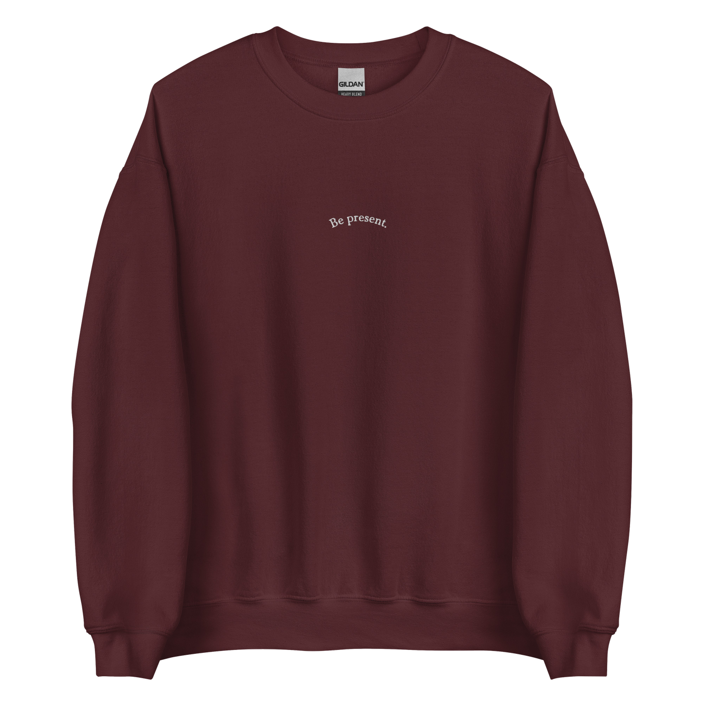 Crewneck Sweater “Be present”