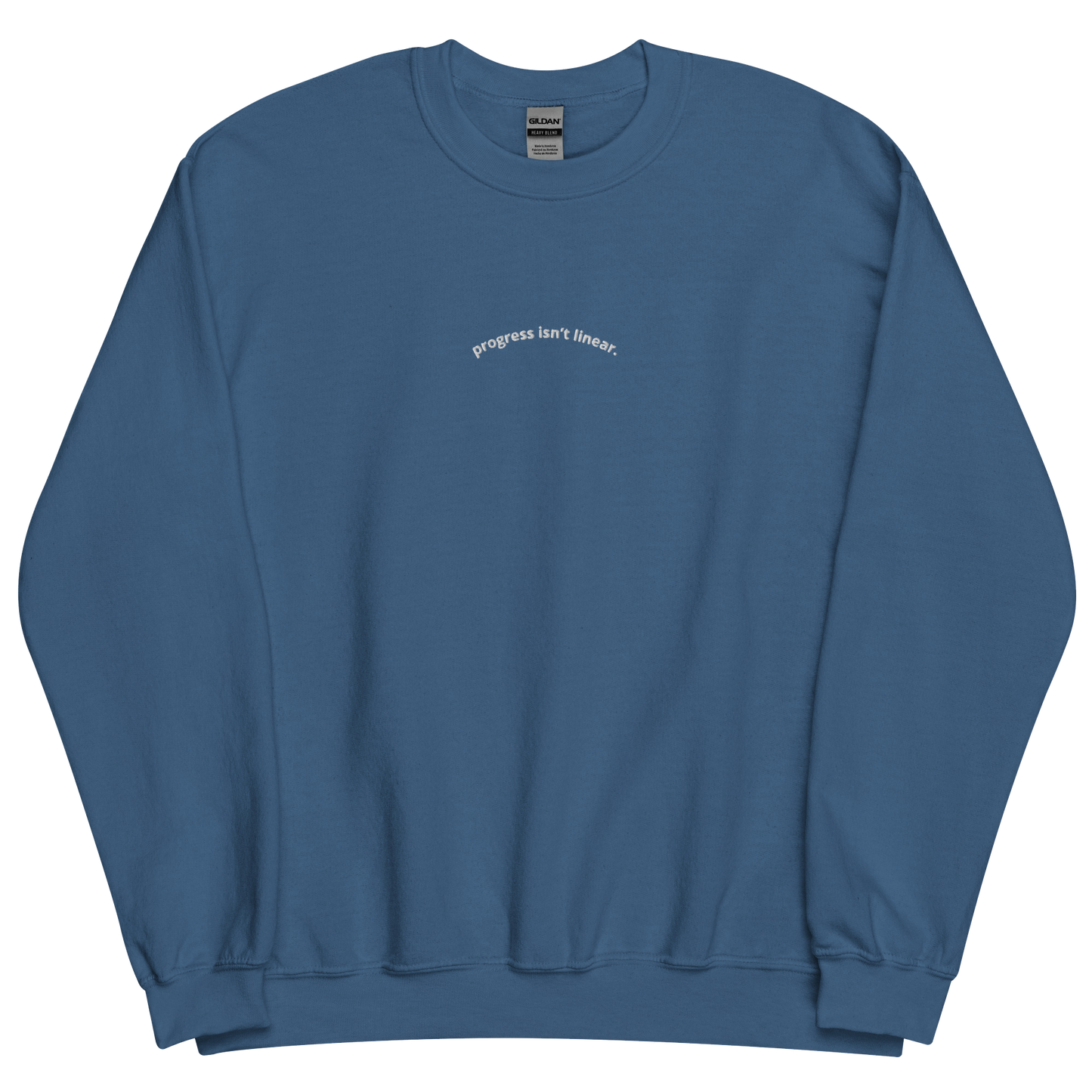 Crewneck Sweater “progress isn’t linear”